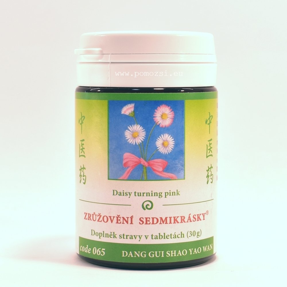 Zružovenie sedmokrásky – DANG GUI SHAO YAO WAN – 065H-mod